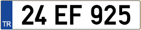 Truck License Plate